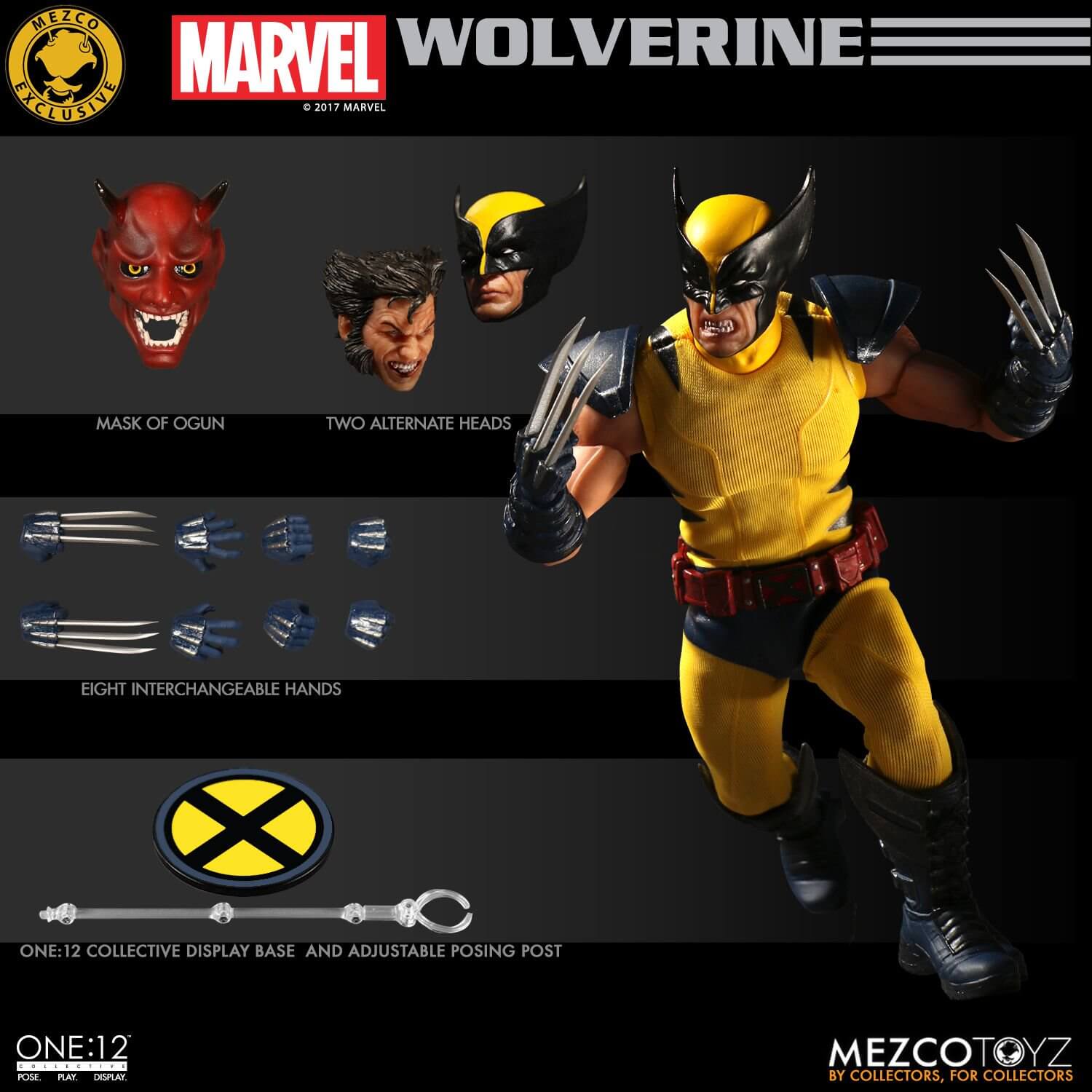 Mezco Toyz One:12 Collective Classic Wolverine -4ColorHeroes